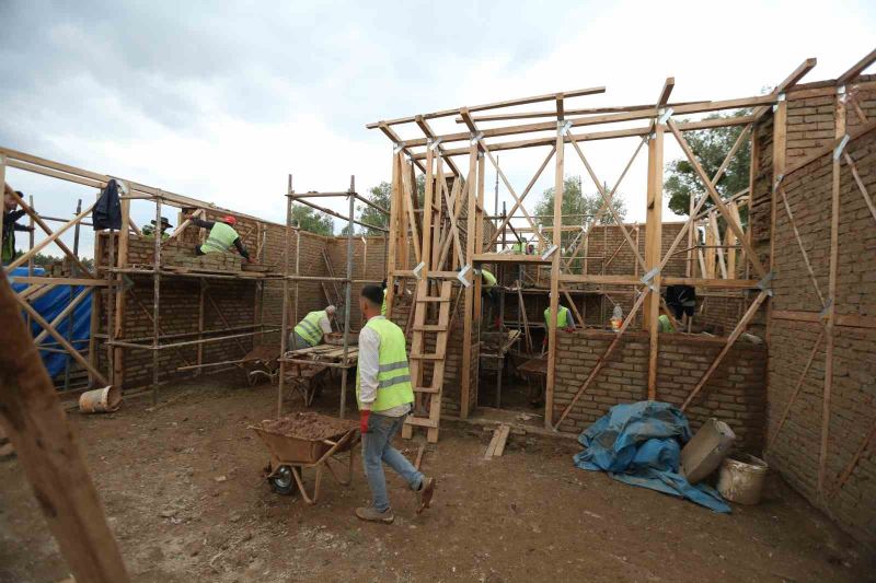 Kaya Oyma Kültepe Müzesi’nde inşaat çalışması sürüyor
