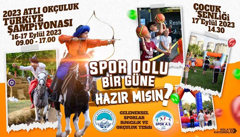Kayseri; Atlı Okçuluk Türkiye Şampiyonası ve Çocuk Şenliği’ne Hazırlanıyor
