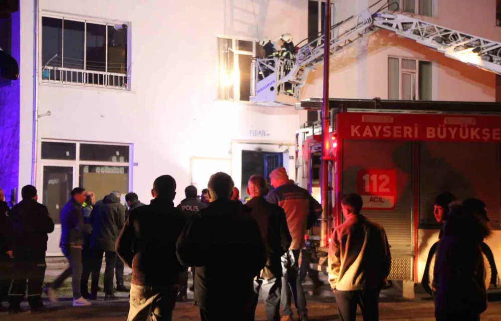 Kayseri’de yangın faciası: 1 ölü