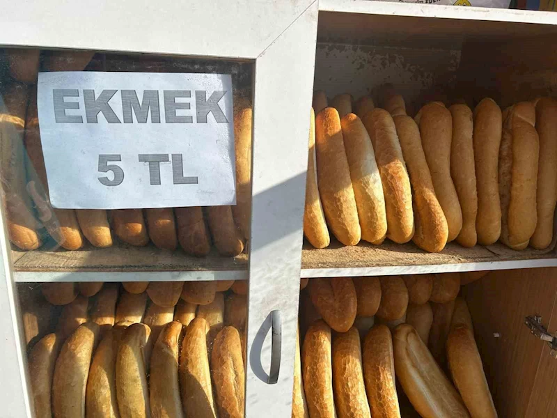 Tomarza’da ekmek 5 TL’ye düştü
