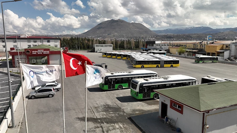 Kayseri Büyükşehir Belediyesi 4,5 yılda 522 milyon yolcuya hizmet verdi
