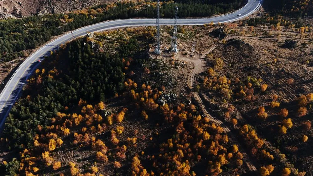 Erciyes’in eteklerinde renk cümbüşü