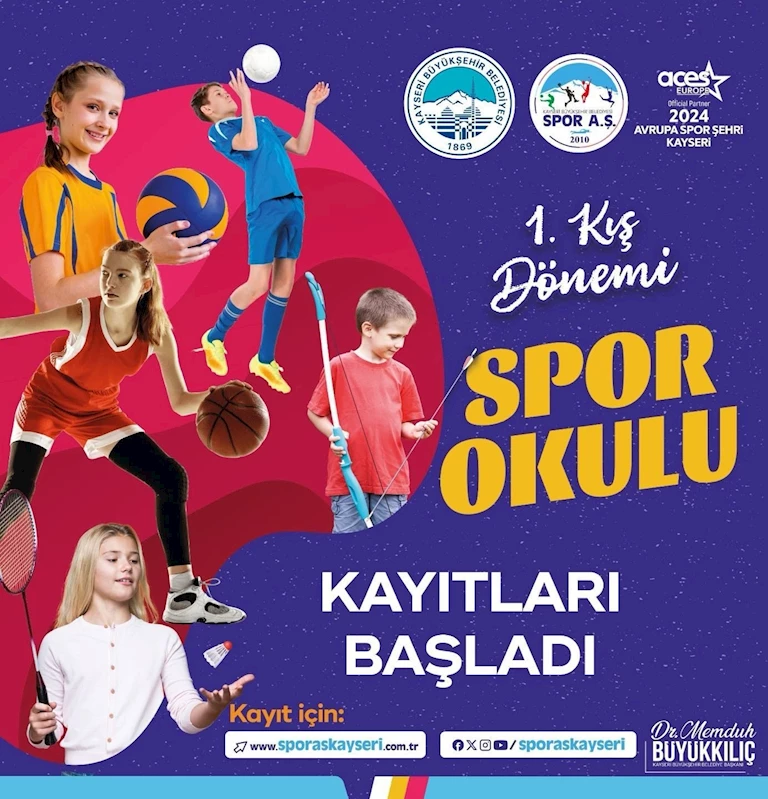 Sporcu dostu Büyükşehirin 1. Kış Dönemi Spor Okulları kayıtları başladı
