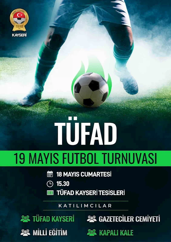 TÜFAD’dan 19 Mayıs Futbol Turnuvası
