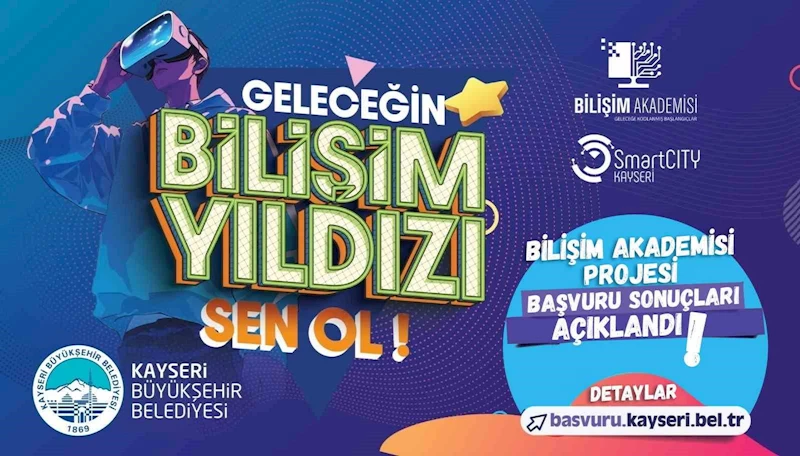 Büyükşehir’in Bilişim Akademisi’nde başvuru sonuçları açıklandı
