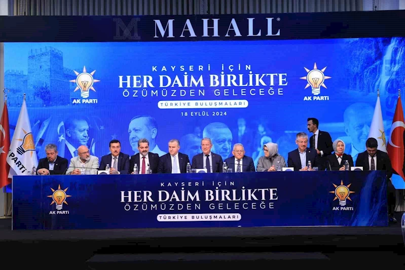 Başkan Büyükkılıç’tan Türkiye Buluşmaları programında ‘dayanışma’ vurgusu
