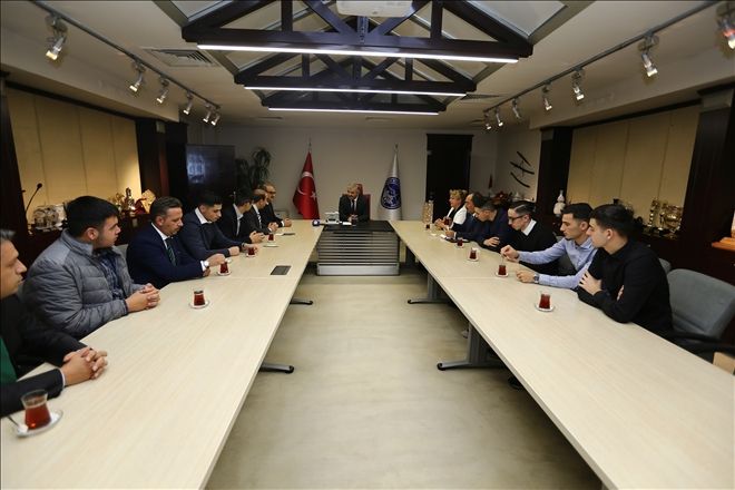 Başkan Çelik Hollanda´dan gelen misafirleri ağırladı