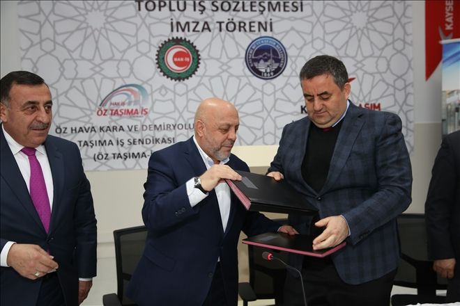 Ulaşım A.Ş.´de toplu sözleşme sevinci