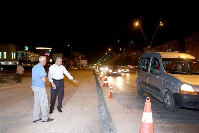 Başkan Çelik´ten gece denetimi