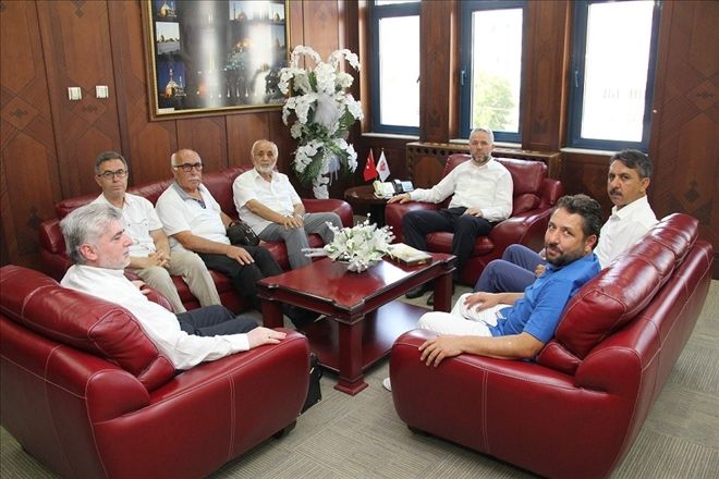 Gönüllü Kültür Kuruluşları Müftü Güven´i ziyaret etti