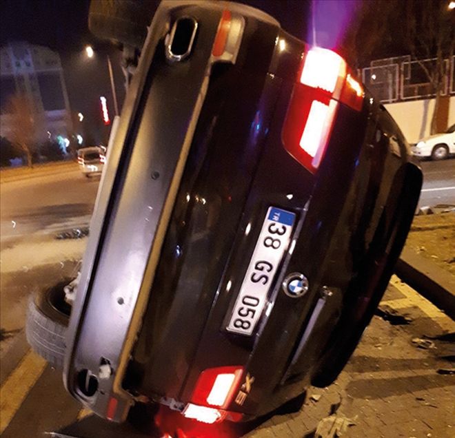 Kayseri´de trafik Kazası: 2 yaralı 
