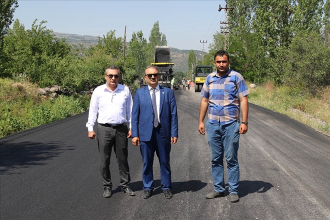 HACILAR´DA ASFALT SEZONU TÜM HIZIYLA DEVAM EDİYOR