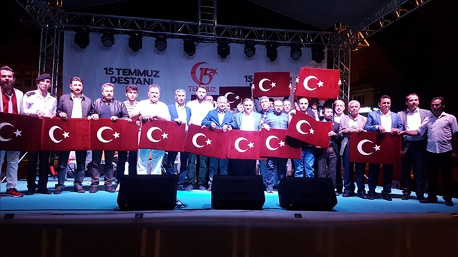 Develi´de 15 Temmuz Kutlamaları Yapıldı 