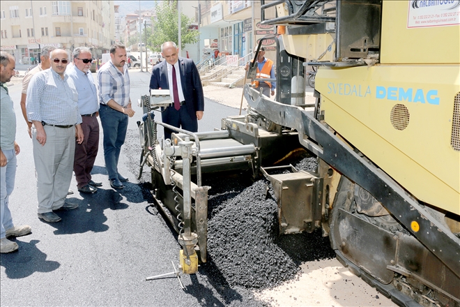 Yahyalı´da yol çalışmaları hız kesmiyor 