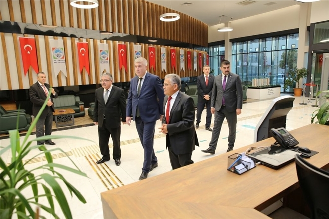 MHP İl Başkanı Serkan Tok´dan Büyükkılıç´a ziyaret 
