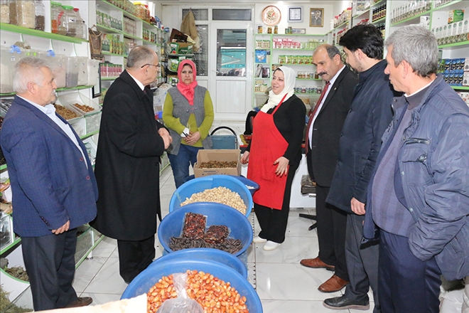 Başkan Öztürk esnaf ziyaretlerine ara vermeden devam ediyor 