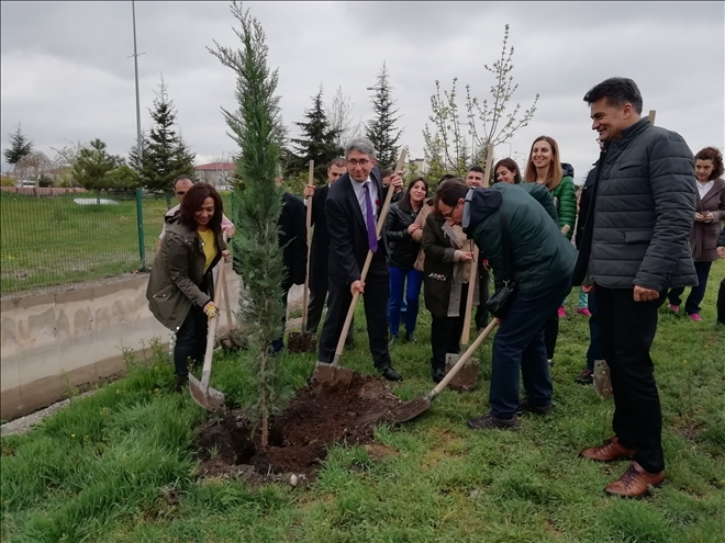 Erciyes Üniversitesi Çocuk Hastanesi´nden Yeşil Çevreye Katkı 