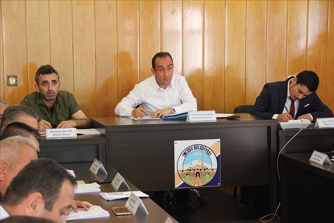 İncesu Belediye meclisi toplandı 