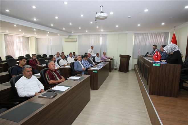 Hacılar Belediye Meclisi Temmuz ayı meclis toplantısını gerçekleştirdi 