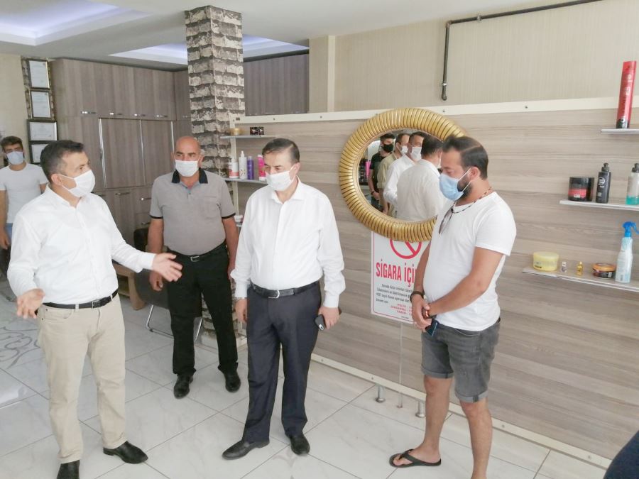 Yeşilhisar’da korona virüs denetimi yapıldı