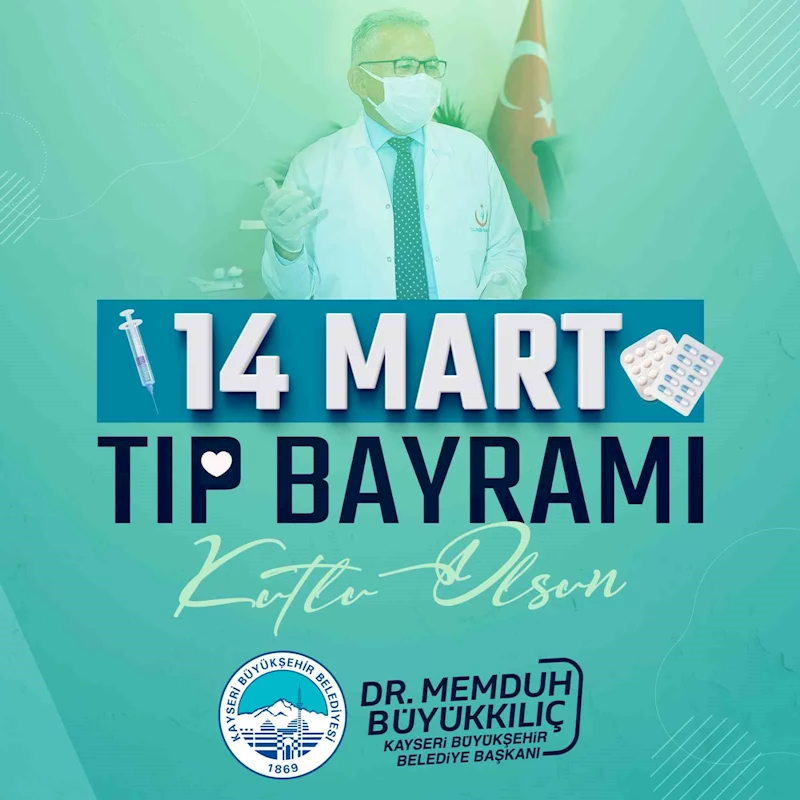 Doktor başkandan Tıp Bayramı’nda ’sağlık yatırımları’ vurgusu
