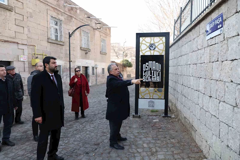 Talas’ta Türkçe Sokağı çalışmaları başladı
