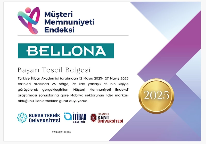 Bellona müşteri memnuniyetinde güvenin adresi oldu
