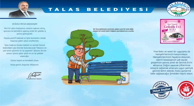 Başkan Yalçın’dan personele moralli başlangıç mesajı
