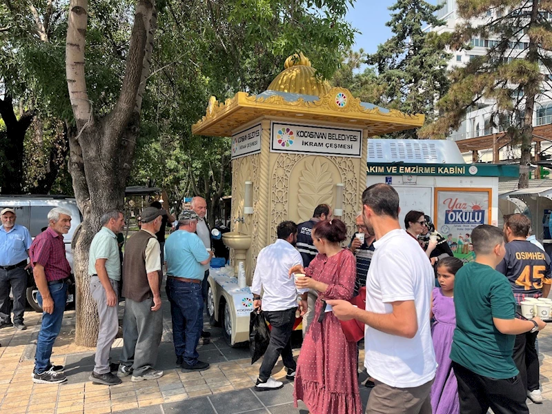 Kocasinan’dan sıcak havalarda buz gibi limonata ikramı
