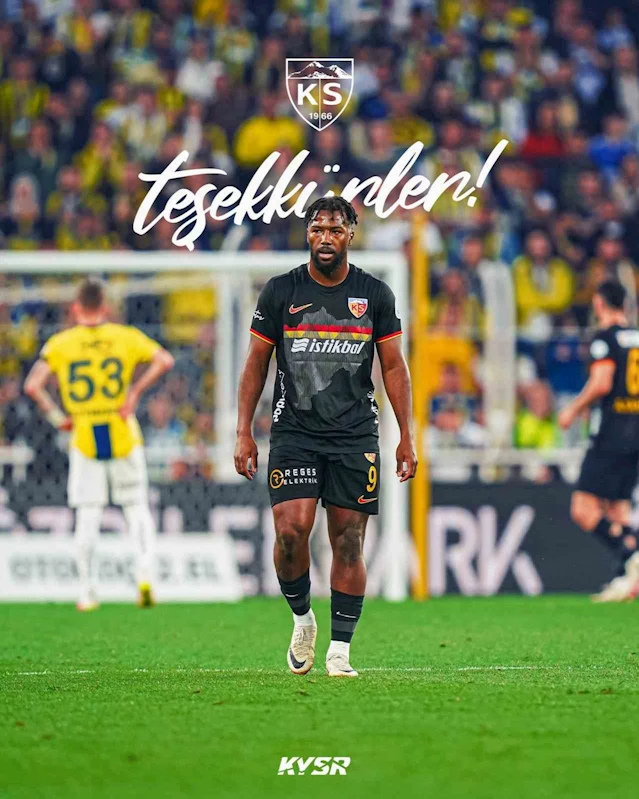 Kayserispor ayrılığı duyurdu: Nazon, İran kulübü Esteghlal takımına transfer oldu
