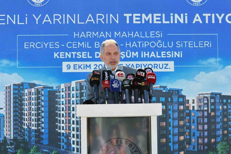 Talas’ta kentsel dönüşümde tarihi adım
