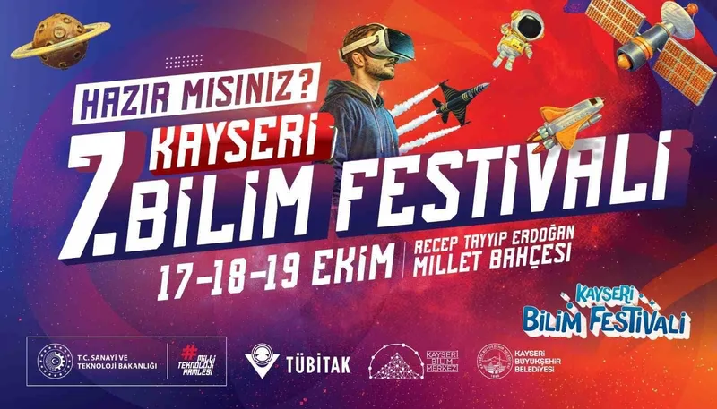 Kayseri 7. Bilim Festivali başlıyor
